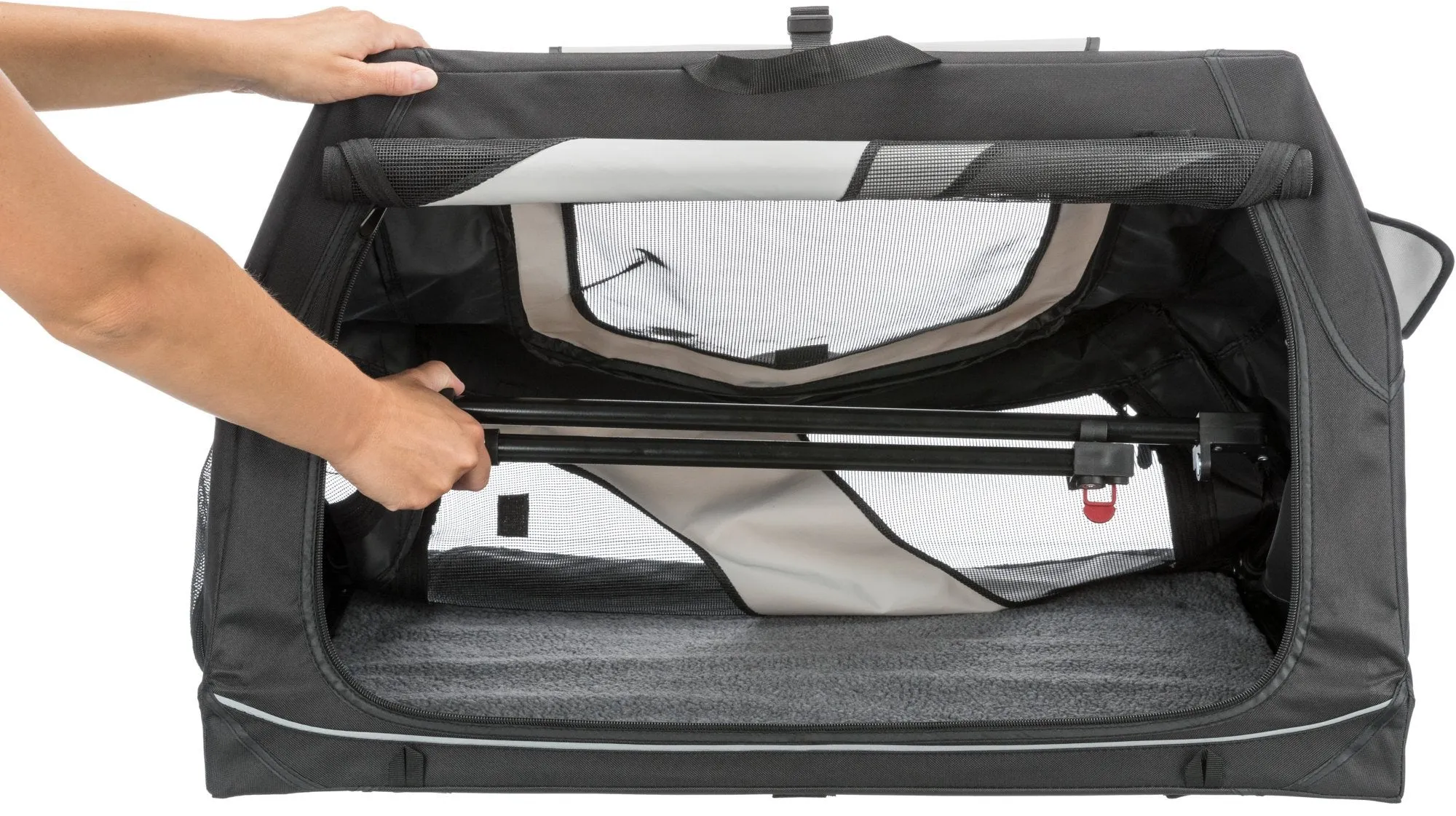 Heavy Duty Mobile Kennel with Carry Case