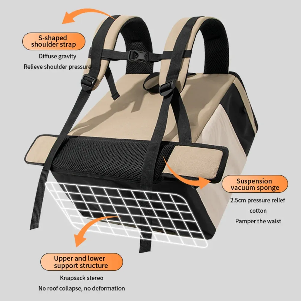 HiDream® | Essential Dog and Cat Travel Carrier Backpack