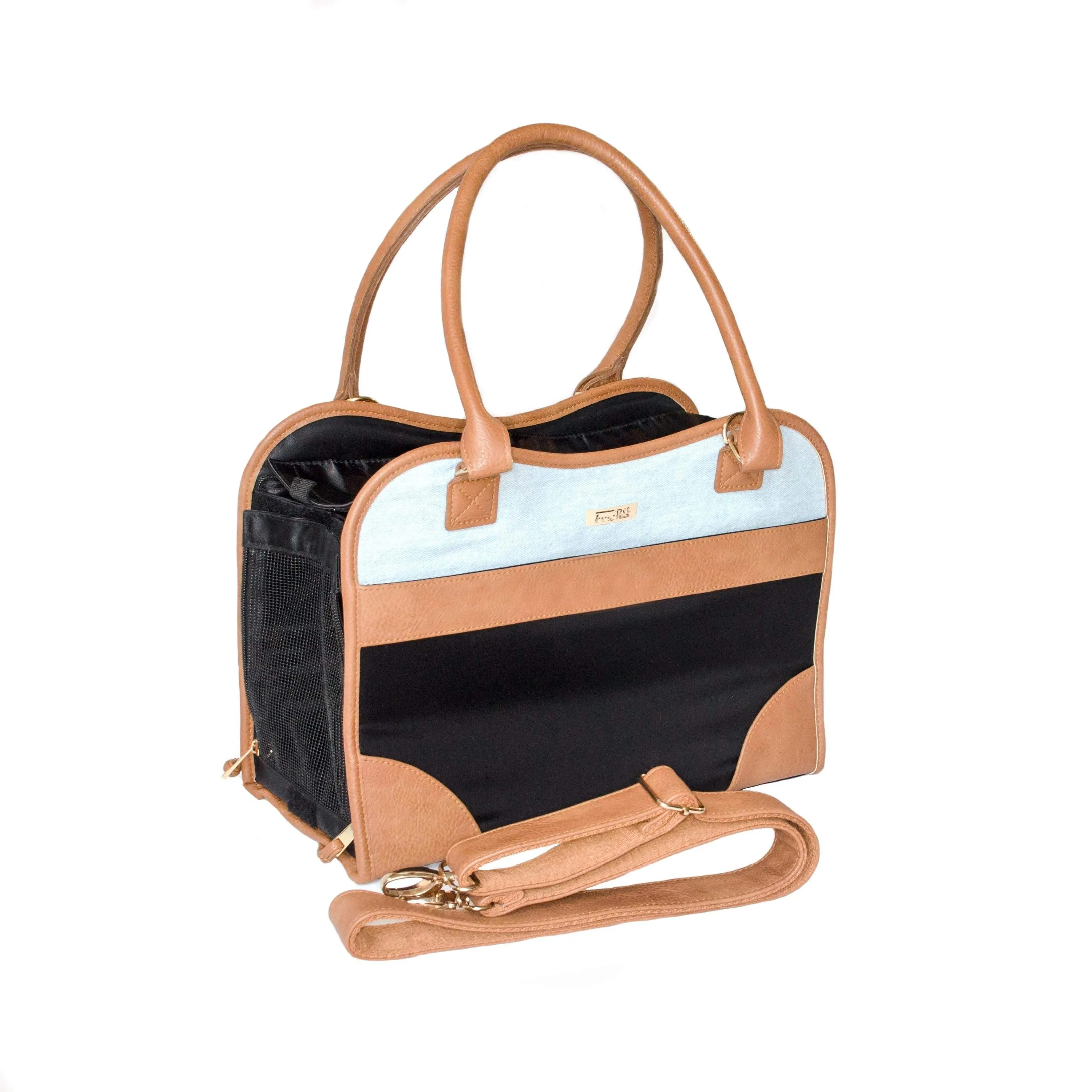 InnoPet® Traveler Pet Carrier | Urban Black/Cognac