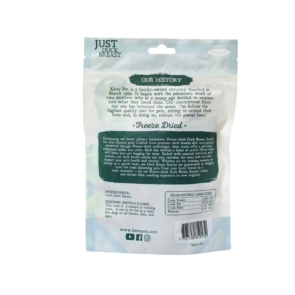 Kanu Pet Freeze Dried Duck Breast Dog Treat