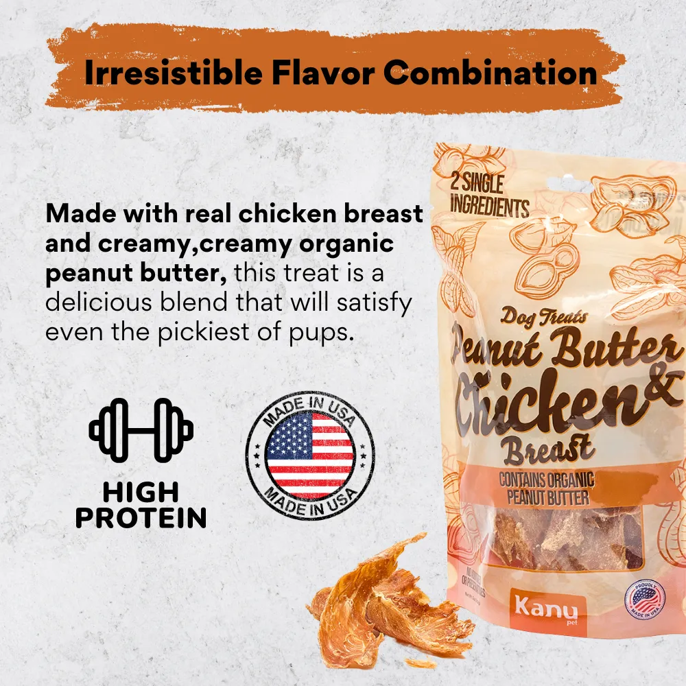 Kanu Pet Peanut Butter & Chicken Breast Dog Treat