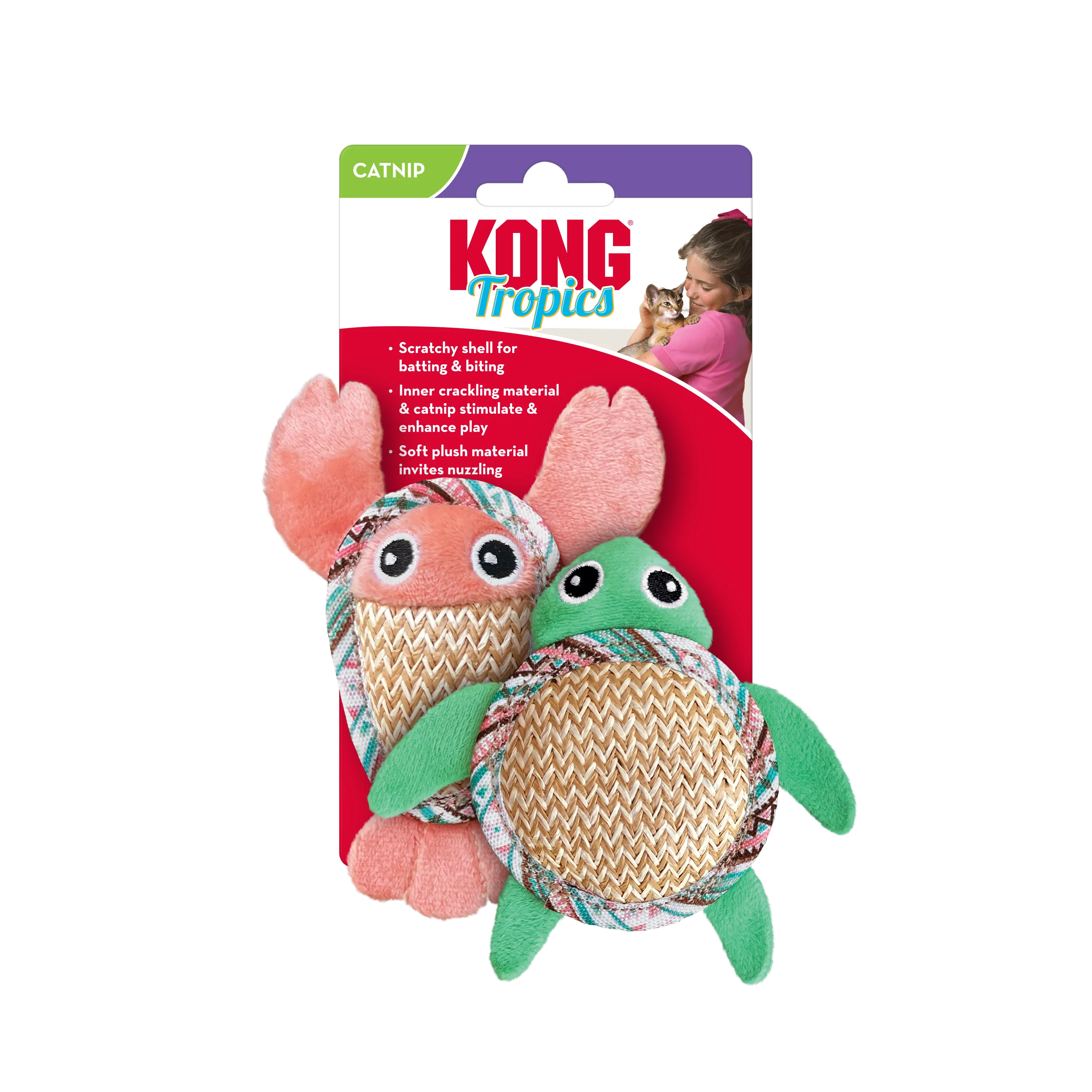 KONG Tropics Pals Cat Toy