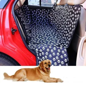 Luxury Waterproof Dog Car Seat Cover Hammock with Zipper And Side Flaps