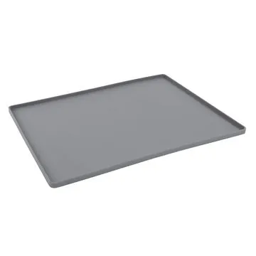 Messy Mutts Bowl Mat Silicone Cool Gray