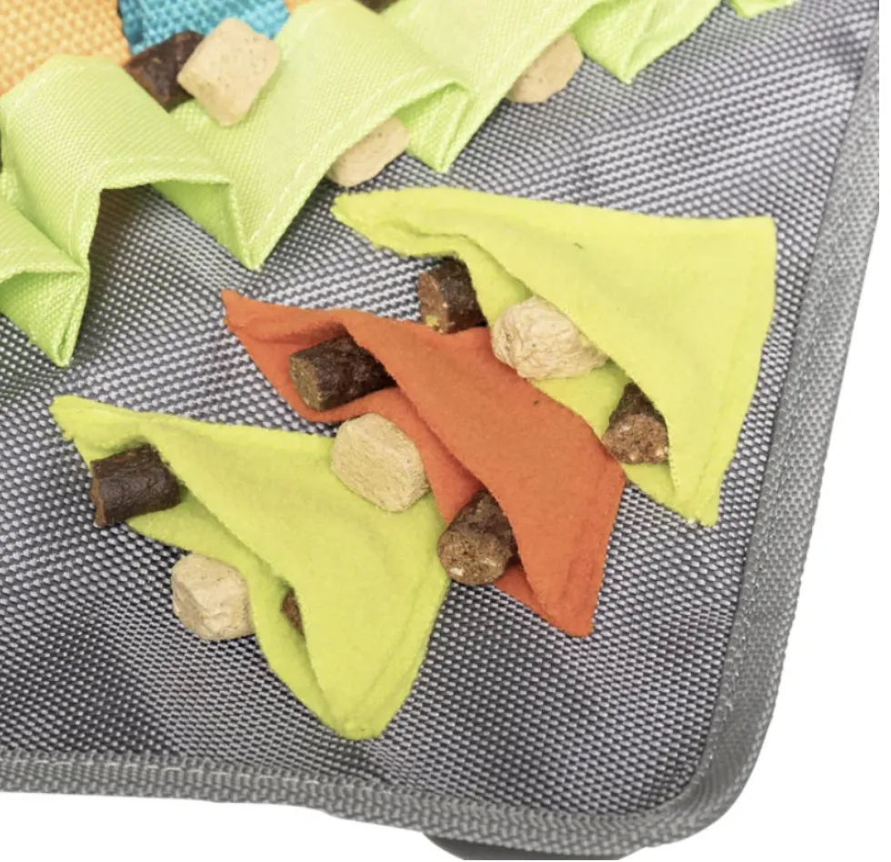 Messy Mutts Square Forage Mat with Suction & Lick Mat 16''