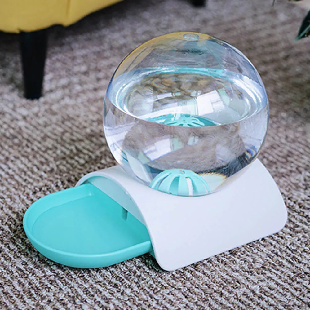 PAWS ASIA Factory New Eco Friendly Plastic Transparent Automatic Dog Water Bowl Cat Dispenser 2.8L