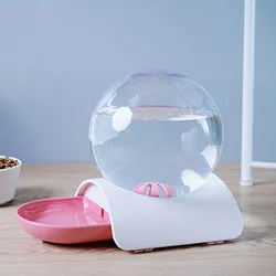 PAWS ASIA Factory New Eco Friendly Plastic Transparent Automatic Dog Water Bowl Cat Dispenser 2.8L