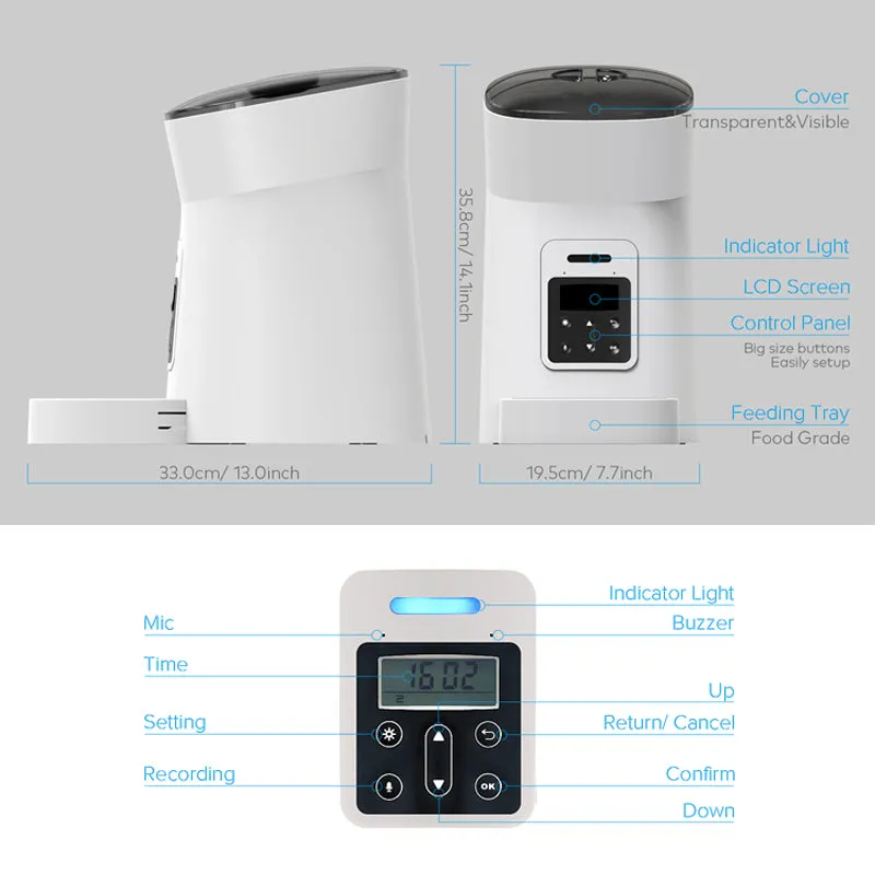Pet Feeder Dispenser