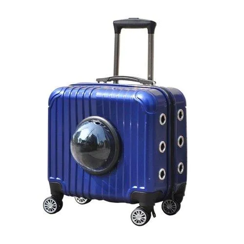 Pet Stroller Carrier Traveling Trolley Case Space Capsule Suitcase