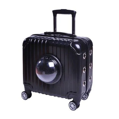 Pet Stroller Carrier Traveling Trolley Case Space Capsule Suitcase