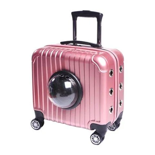 Pet Stroller Carrier Traveling Trolley Case Space Capsule Suitcase