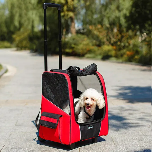Portable Dog Trolley Carrier