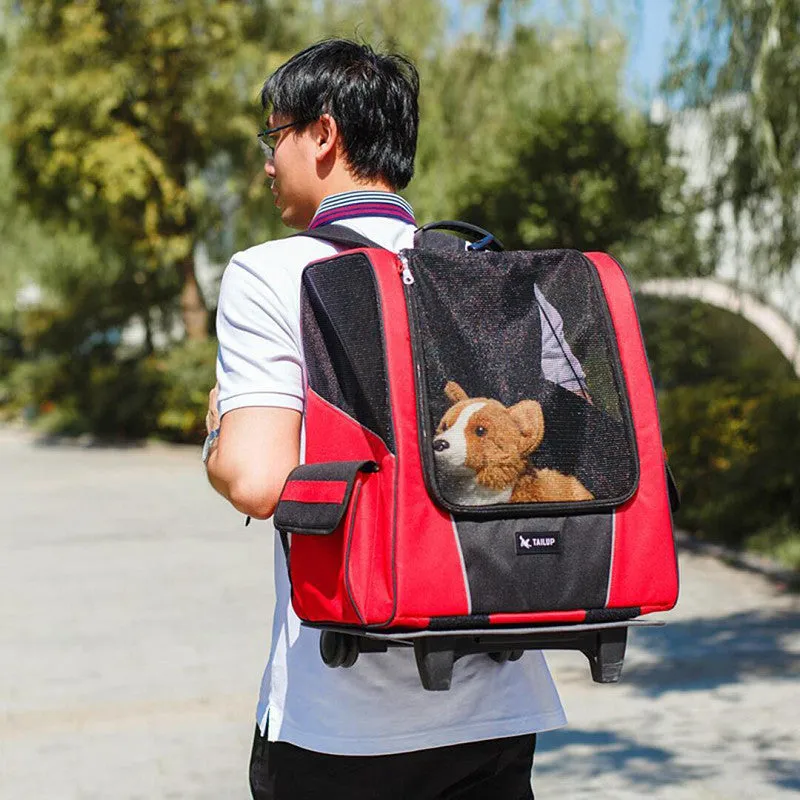 Portable Dog Trolley Carrier