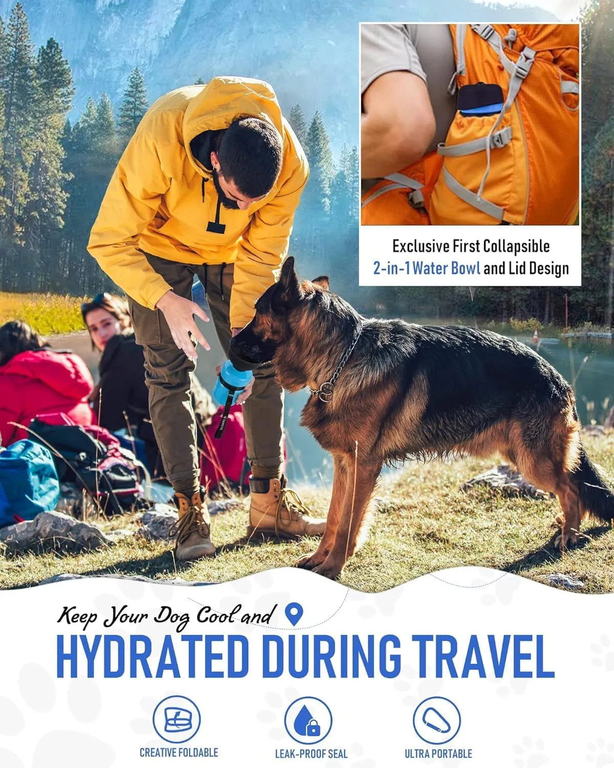 Portable Dog Water Bottle - Meet Hydro Buddy! 💧🐾