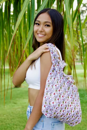 rPET Medium Lei Bag Lucky Cat MeMe Meow