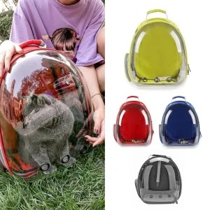 Sidiou Group Breathable Pet Carrier Bag Portable  Outdoor Travel Backpack Carrying Cage Dog House