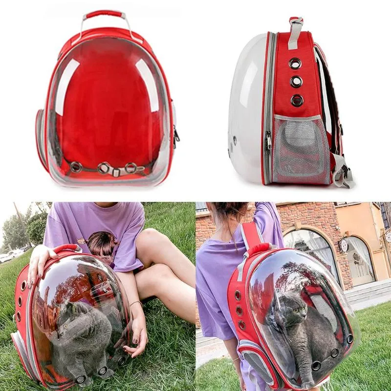 Sidiou Group Breathable Pet Carrier Bag Portable  Outdoor Travel Backpack Carrying Cage Dog House