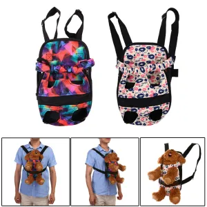 Sidiou Group Canvas Carrier Outdoor Travel Dog Backpack Front Pet Bags Portable Double Shoulder Bag