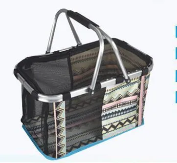 Sidiou Group Foldable Portable Outdoor Pet Dog Carrier Hand Basket Carrying Bag  Pet Mesh Cage