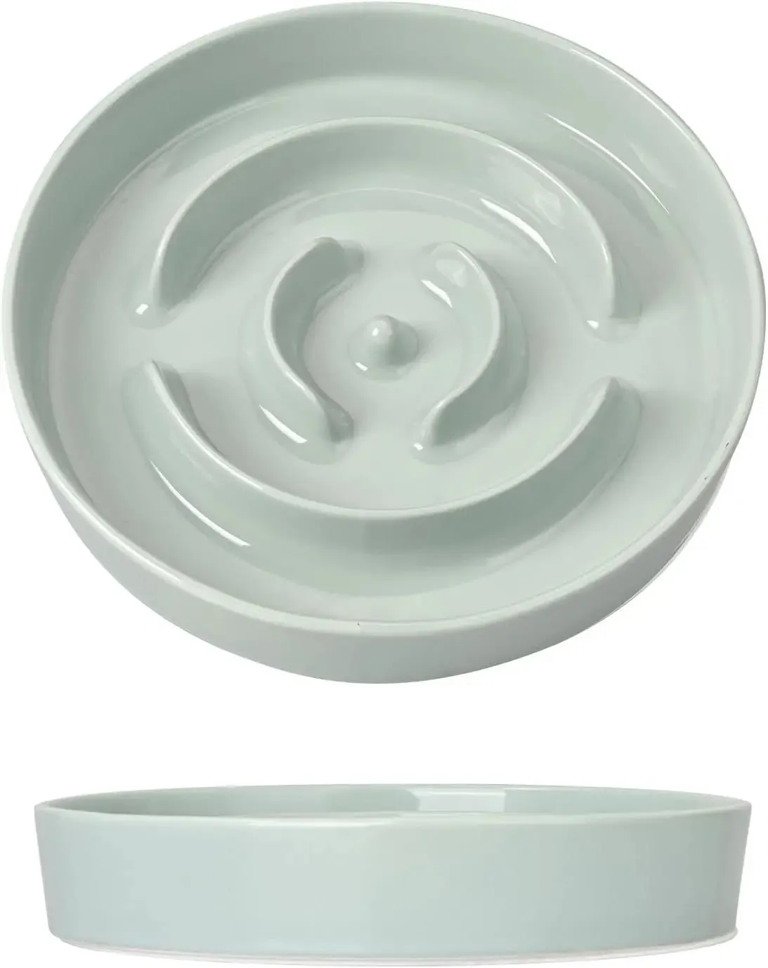 Slow Feeder Ceramic Dog Bowls for Medium Breeds