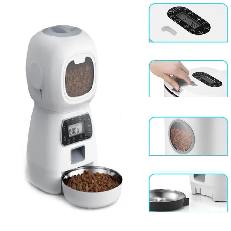 Smart Automatic Cat Feeder Schedule Timed Cat Feeder 3.5 L Smart Cat Feeder