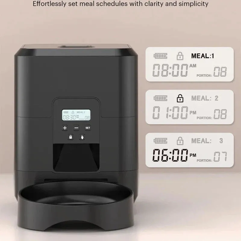 Smart Automatic Pet Feeder with Timed Food Dispensing
