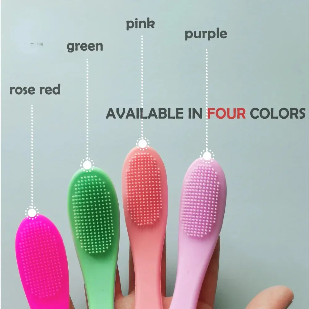 Soft Silicone Pet Finger Brush for Cats and Dogs