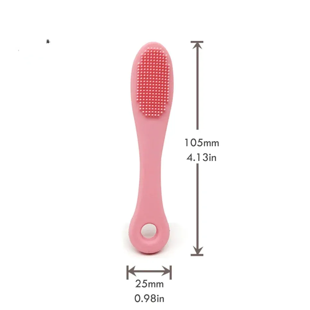 Soft Silicone Pet Finger Brush for Cats and Dogs