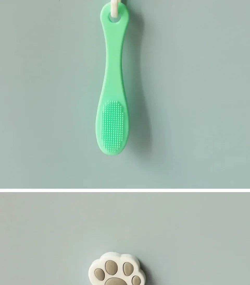 Soft Silicone Pet Finger Brush for Cats and Dogs