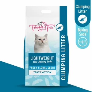Trouble and Trix Lightweight Litter with Baking Soda