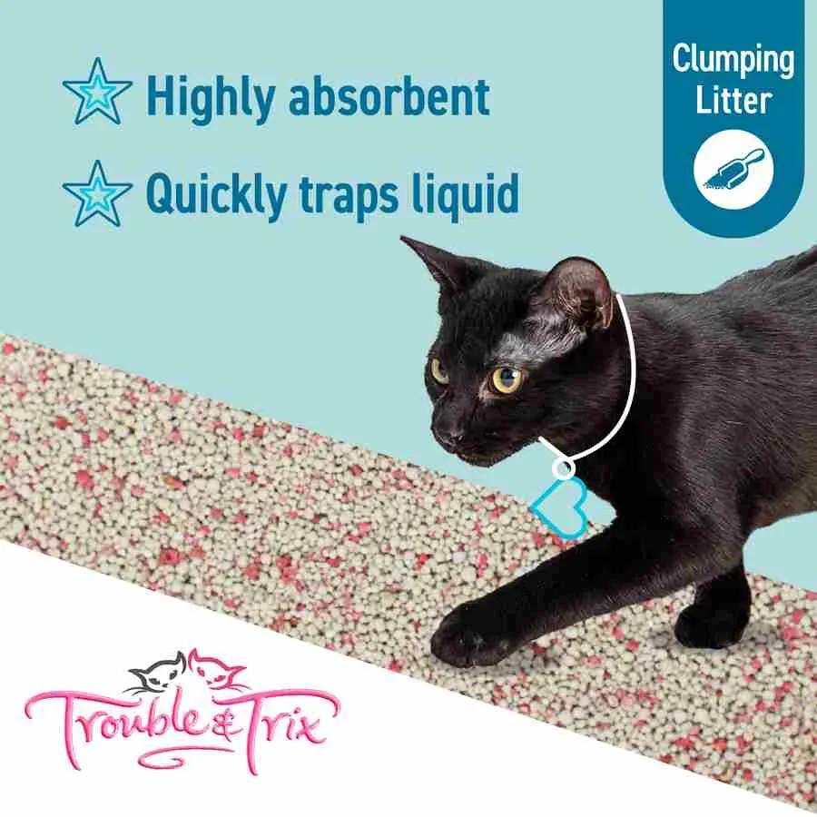 Trouble and Trix Lightweight Litter with Baking Soda
