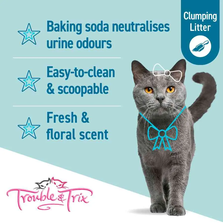 Trouble and Trix Lightweight Litter with Baking Soda