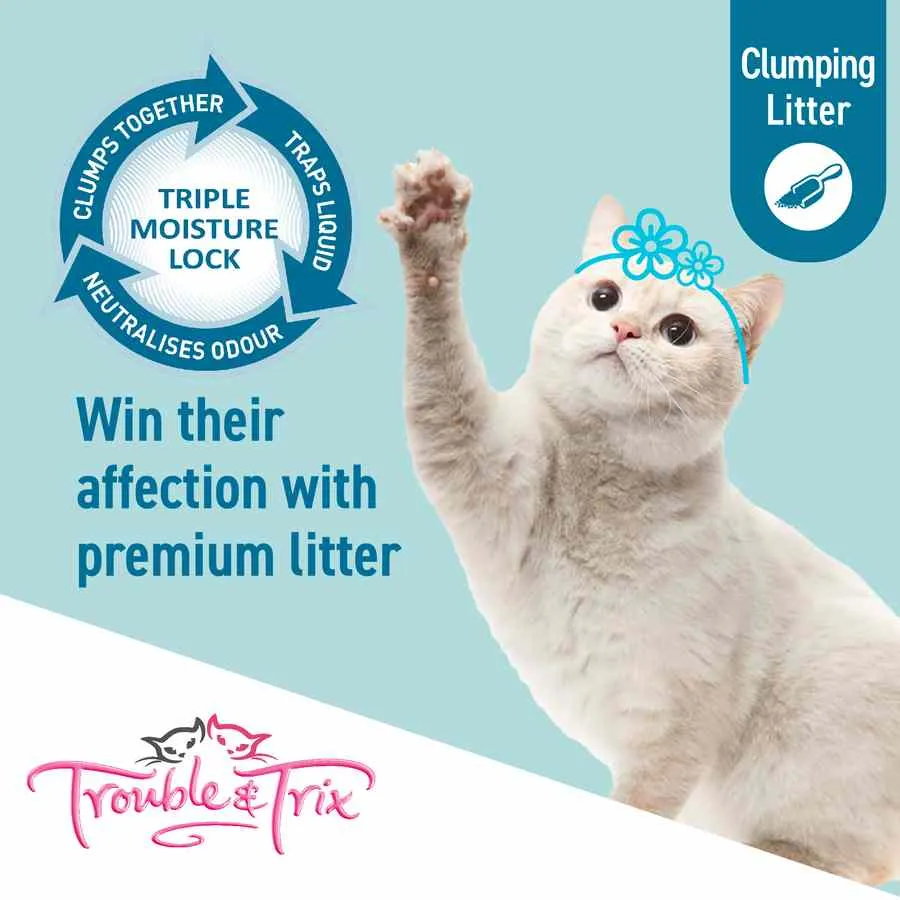 Trouble and Trix Lightweight Litter with Baking Soda