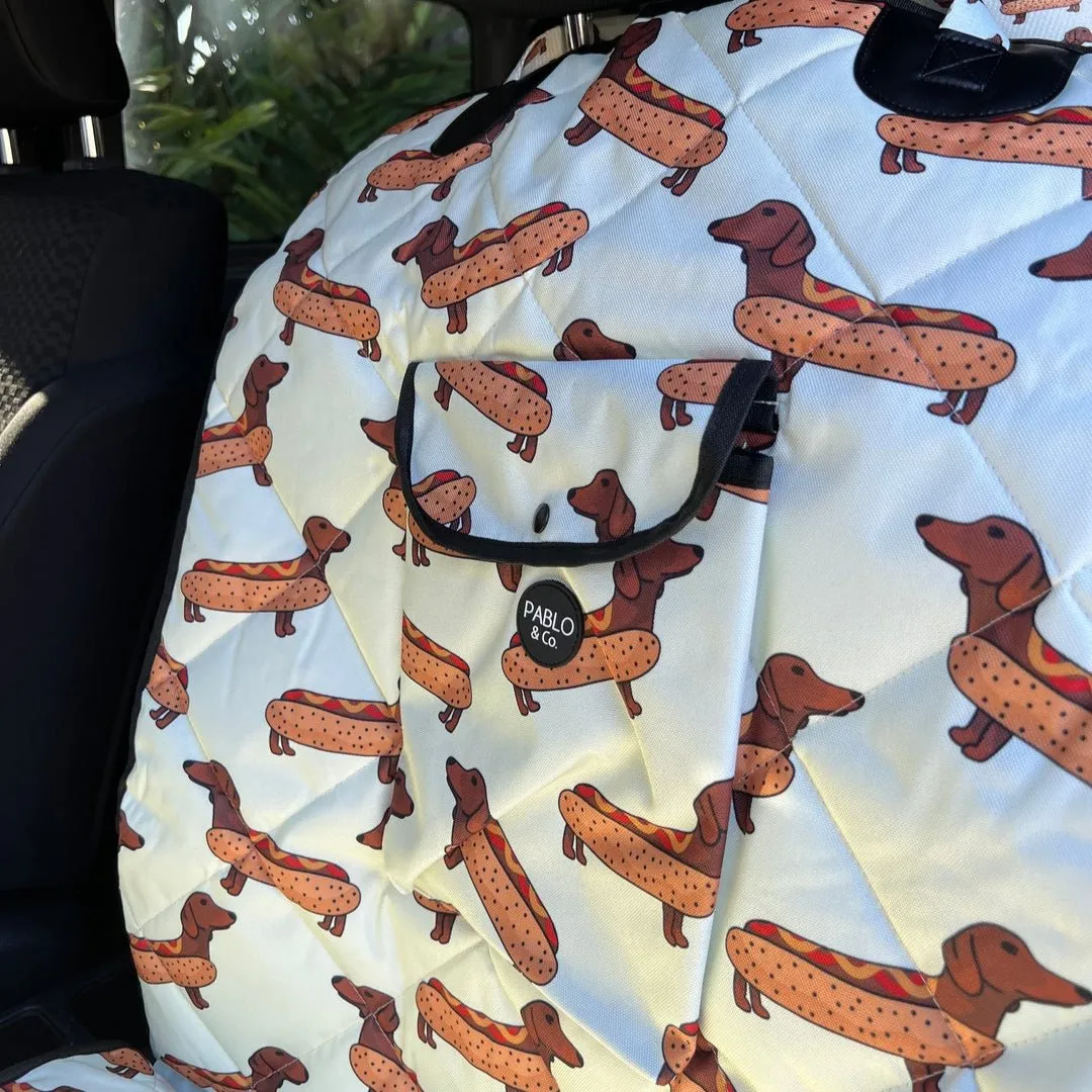 Wiener Dogs Deluxe Single Car Seat Cover